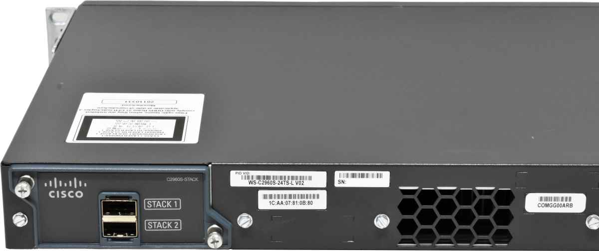 Cisco Catalyst WS-C2960S-24TS-L 24-Port GE Switch + 4 x SFP + Stack Module C2960S-STACK Cisco Catalyst WS-C2960S-24TS-L 24-Port GE Switch + 4 x SFP + Stack Module C2960S-STACK