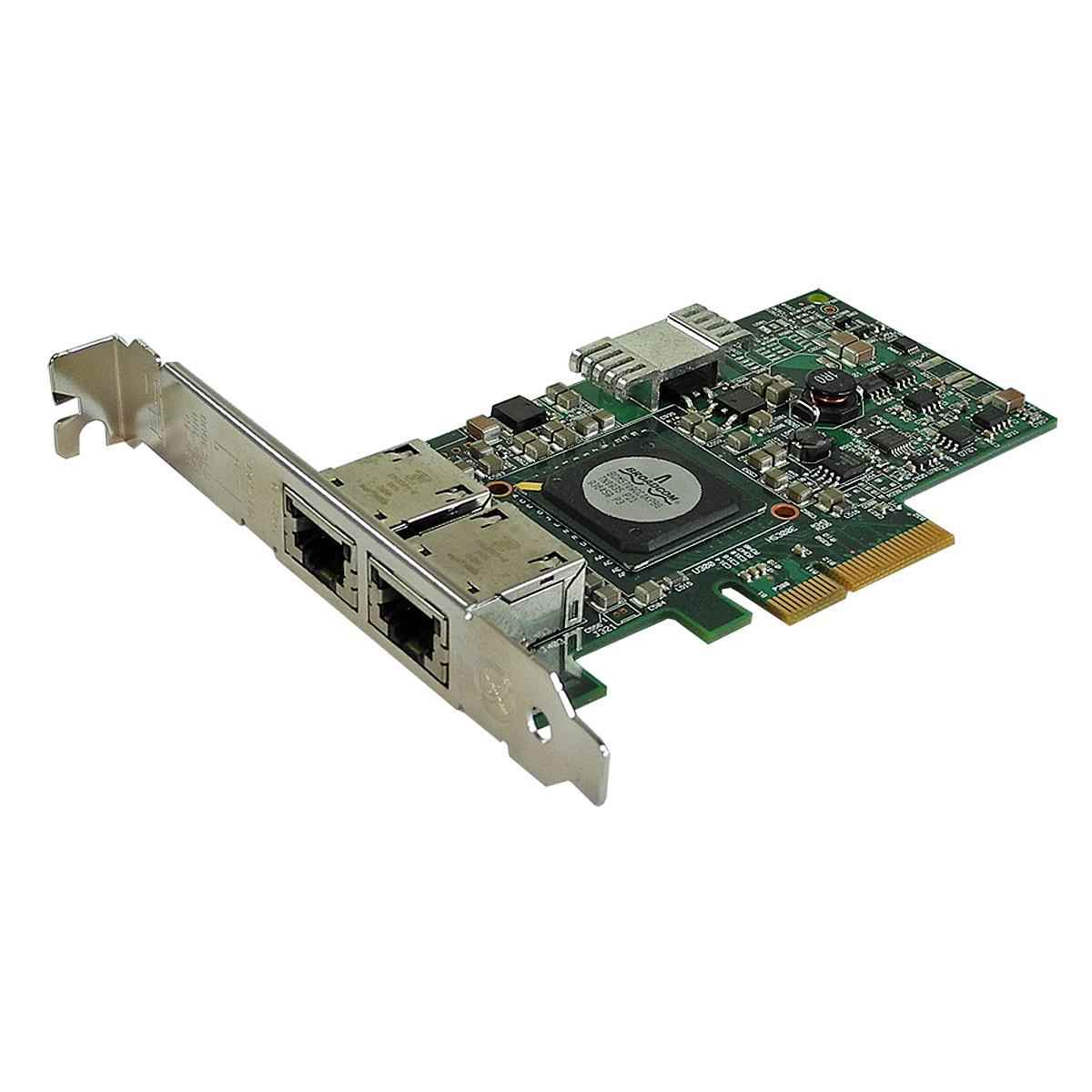Dell BroadCom NetXtreme II Dual-Port Netzwerkkarte GbE PCIe x4 0F169G 0G218C FP Dell BroadCom NetXtreme II Dual-Port Netzwerkkarte GbE PCIe x4 0F169G 0G218C FP