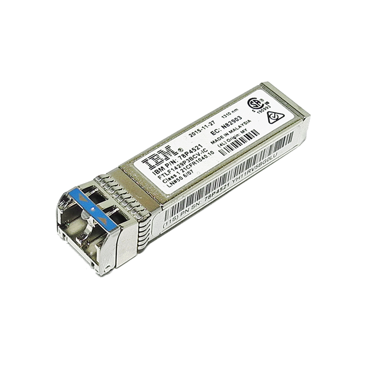 IBM Finisar FTLF1429P3BCV-IC 16Gb LW SFP+ FC Transceiver 78P4521 IBM Finisar FTLF1429P3BCV-IC 16Gb LW SFP+ FC Transceiver 78P4521
