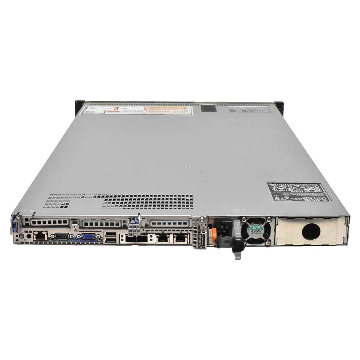 Dell PowerEdge R630 Server ohne CPU RAM DDR4 2x Kühler 8x SFF 2.5" PERC H330 mini 1x PSU Dell PowerEdge R630 Rack Server 2x E5-2620 V3 32GB DDR4 RAM 8x 2,5" H330 1x PSU