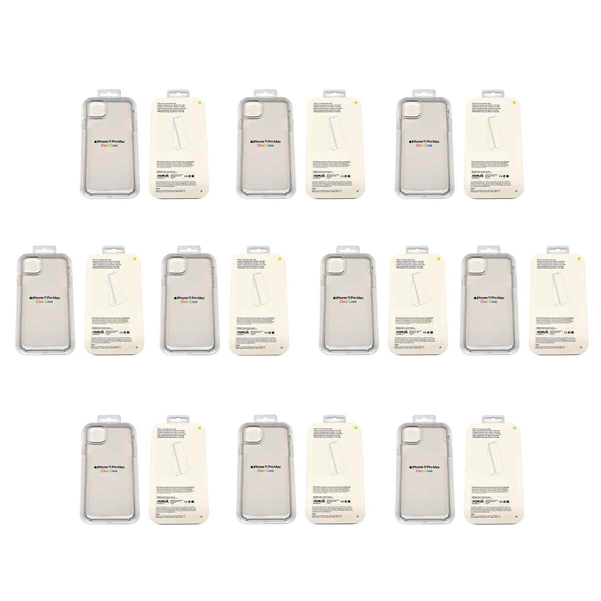 10x Apple Clear Case iPhone 11 Pro Max MX0H2ZM/A Neu 10x Apple Clear Case iPhone 11 Pro Max MX0H2ZM/A Neu