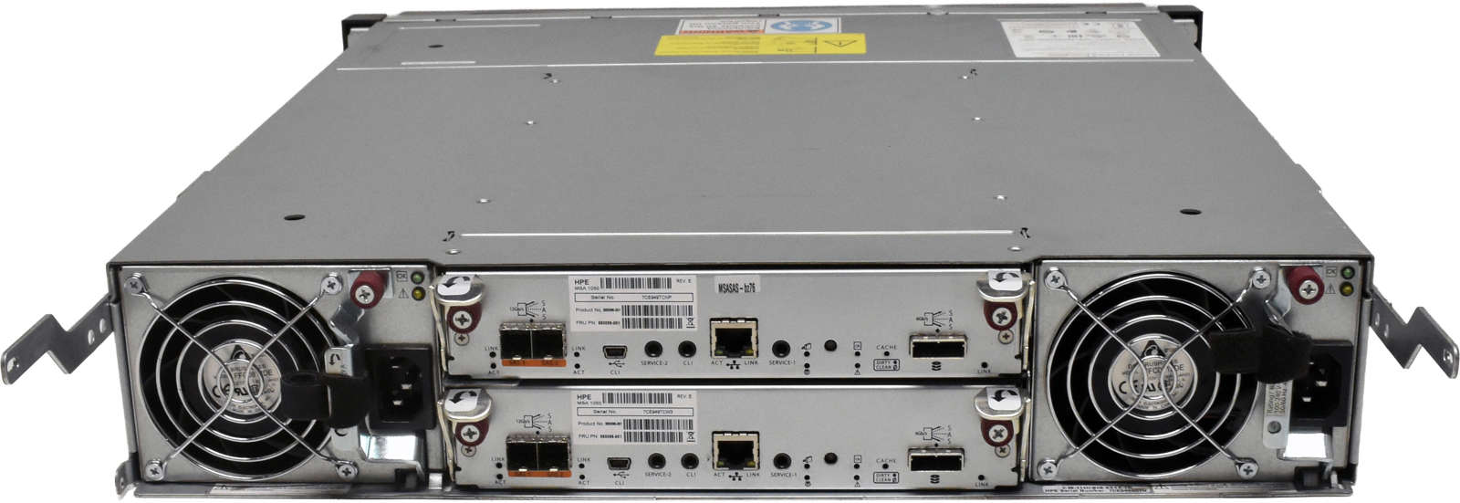 HP MSA 1050 SAN Storage Q2R21A 2x 12G Controller 880096-001 24x SFF 2.5 Rail Kit