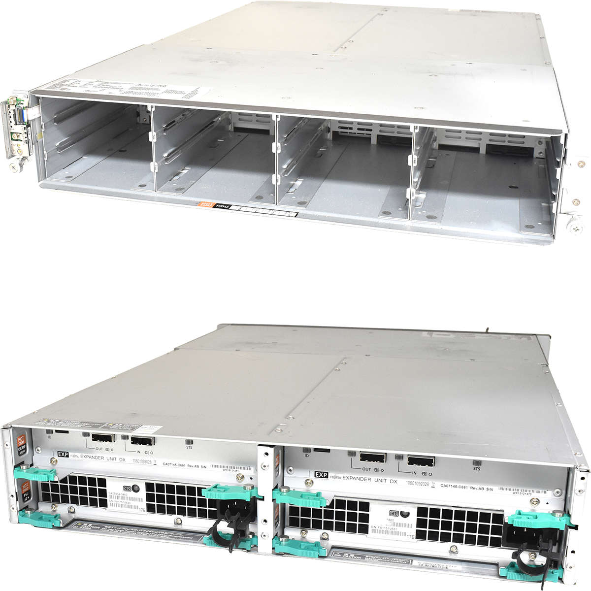Fujitsu-Eternus-Storage-DX80-Expansion-FTS-ETLDE2A-005.jpg Fujitsu Eternus Storage DX80 Expansion FTS: ETLDE2AG 12 Bay 3,5" 2x CA07145-C611 2x PSU