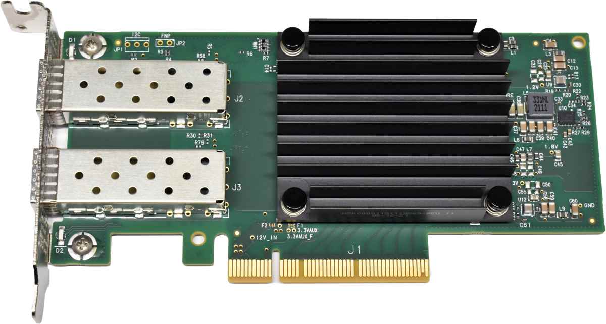 Mellanox CX512A MCX512A-ACUT ConnectX-5 Dual-Port SFP28 10/25G PCIe x8 Network Adapter LP