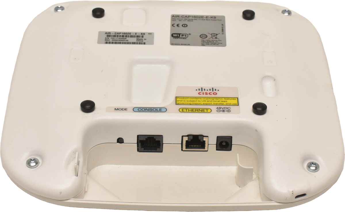 Cisco Access Point AIR-CAP1602E-E-K9 802.11n Dual Band no AC no Bracket Cisco Access Point AIR-CAP1602E-E-K9 802.11n Dual Band no AC no Bracket
