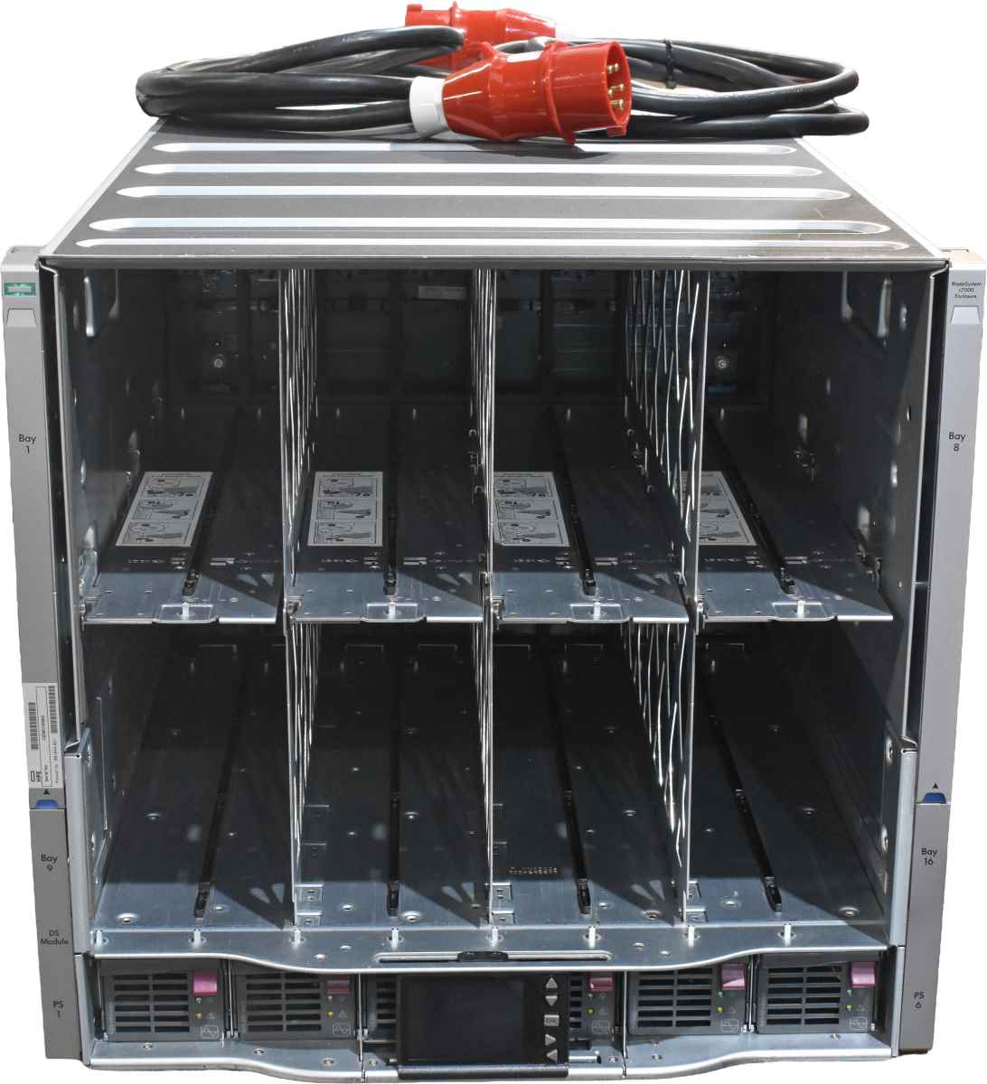 HP BladeSystem c7000 Enclosure 681844-B21 712987-B21 10x Fan 2x Power Cable 1x 708046-001 1x 407295-504