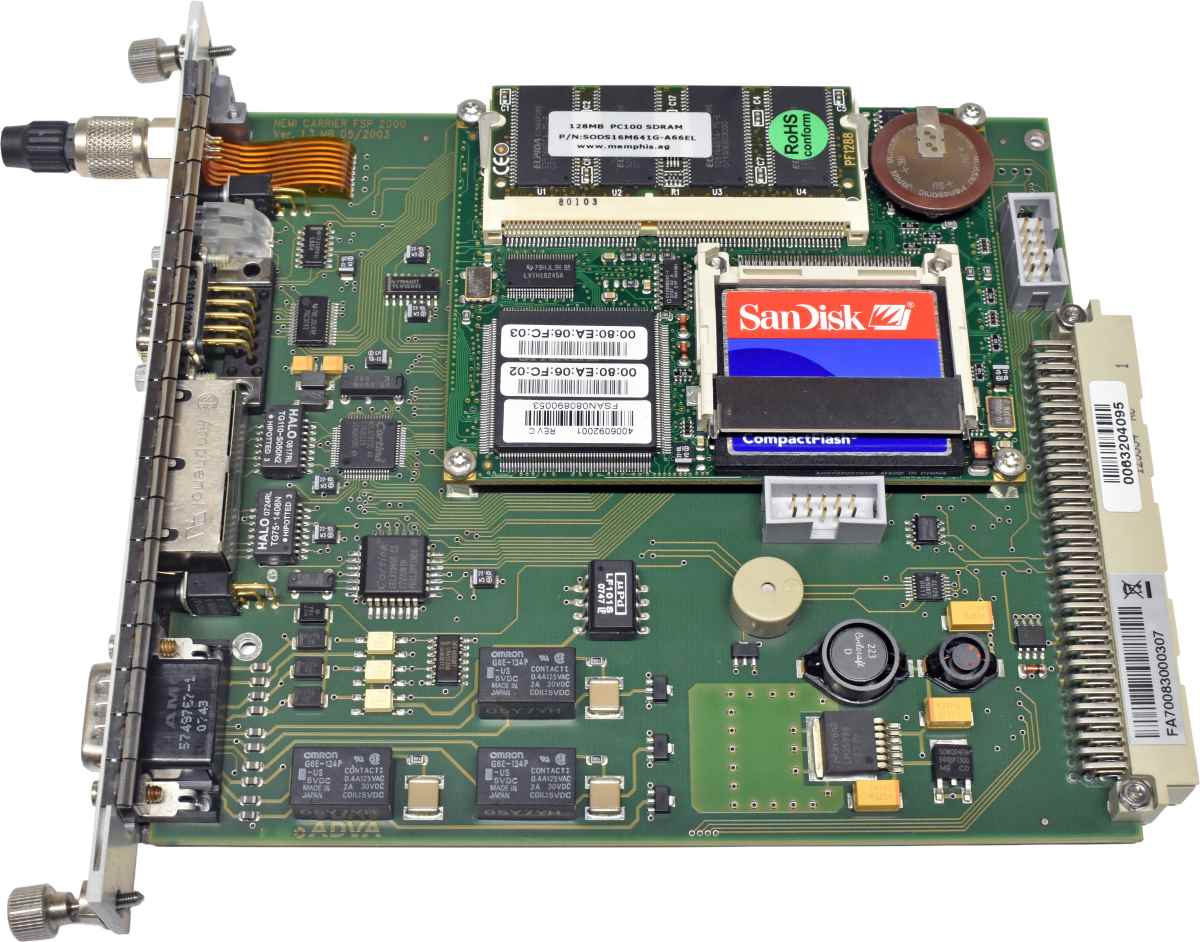 ADVA NEMI-V2 0063204095 Shelf Controller Board for FSP 2000