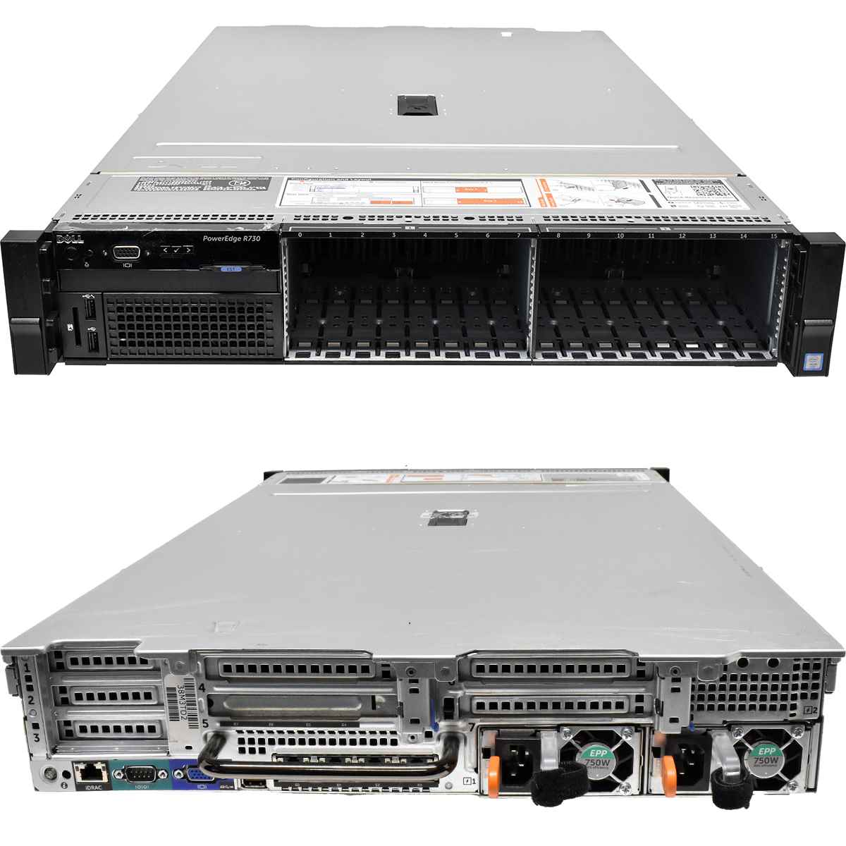 Dell PowerEdge R730 2xE5-2697 V4 64 GB HDD 16x 2.5 Zoll Bay