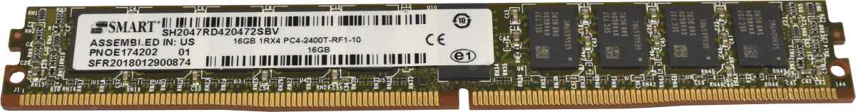 Smart 16GB 1Rx4 PC4-2400T DDR4 RAM SH2047RD420472SBV