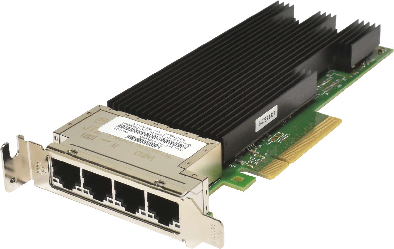 Oracle 7096675 H64848 Quad-Port 10Gb RJ-45 Netzwerkkarte LP