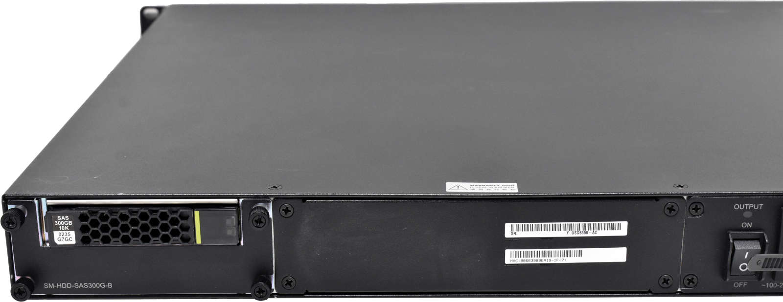 Huawei Secospace USG6350 6-Port RJ-45 GE Firewall 2x 1G SFP + Module SM-HDD-SAS300G-B