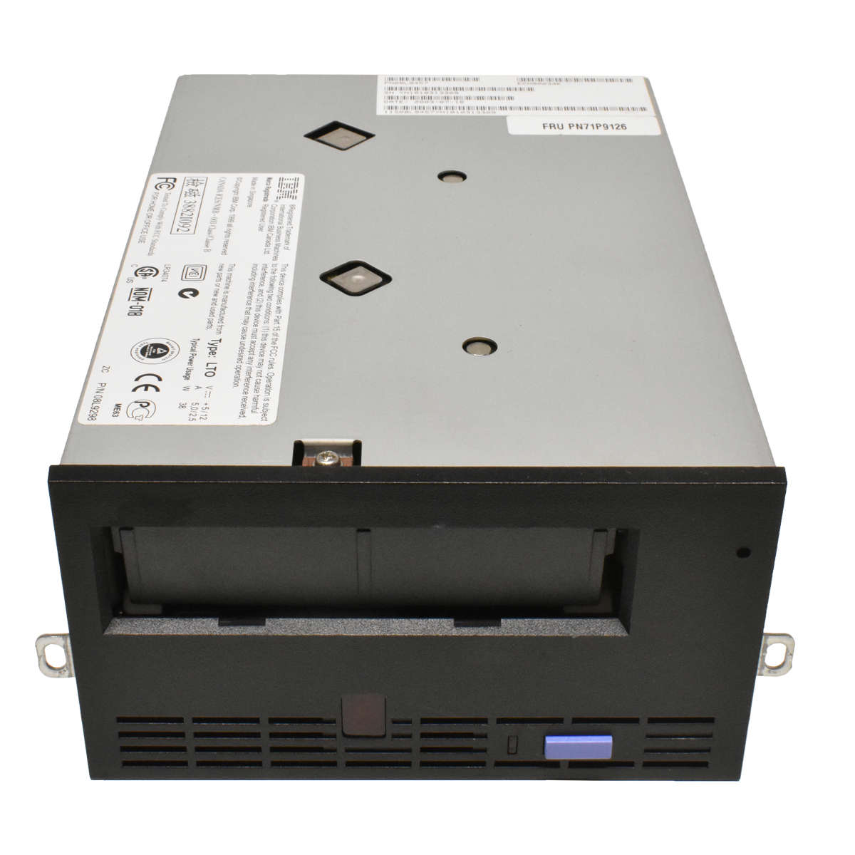IBM-08L9457-LTO1-FH-Internal-SCSI-Tape-Drive-Laufw-003.jpg IBM 08L9457 LTO1 FH Internal SCSI Tape Drive / Laufwerk