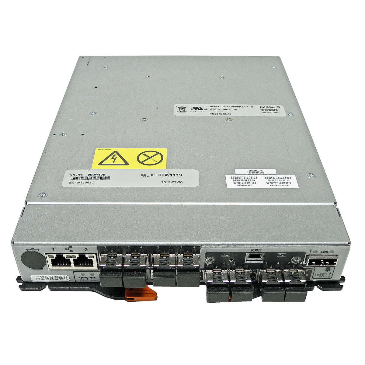 IBM-NetApp-Drive-Module-I-F-6-Storage-Controller-0-002.jpg IBM NetApp Drive Module I/F-6 Storage Controller 00W1119 für DCS3700 DE6600