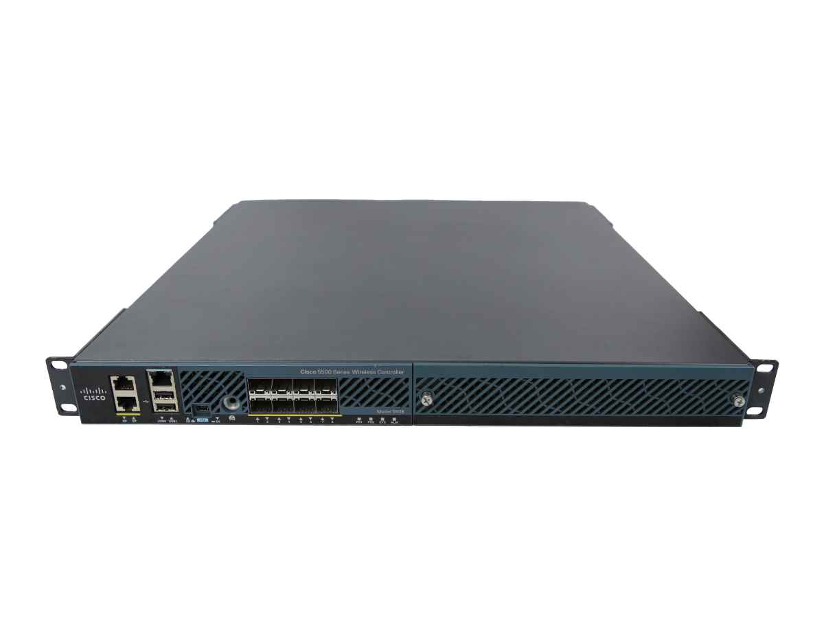 Cisco AIR-CT5508-K9 8-Port Gigabit Ethernet WLAN Controller 1x PSU Cisco AIR-CT5508-K9 8-Port Gigabit Ethernet WLAN Controller 2 x PSU (12 AP Lizenziert)