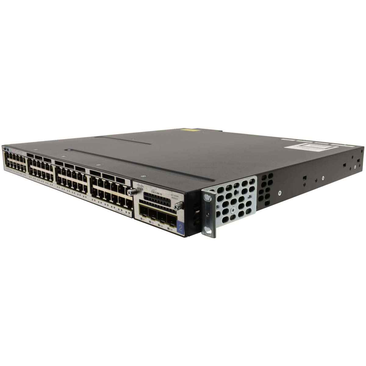 Cisco Catalyst WS-C3750-48PF-L - 48-Port + C3KX-NM-1G Modul + 1x C3KX-PWR-1100WAC Cisco Catalyst WS-C3750-48PF-L - 48-Port + C3KX-NM-1G Modul + 2x C3KX-PWR-1100WAC