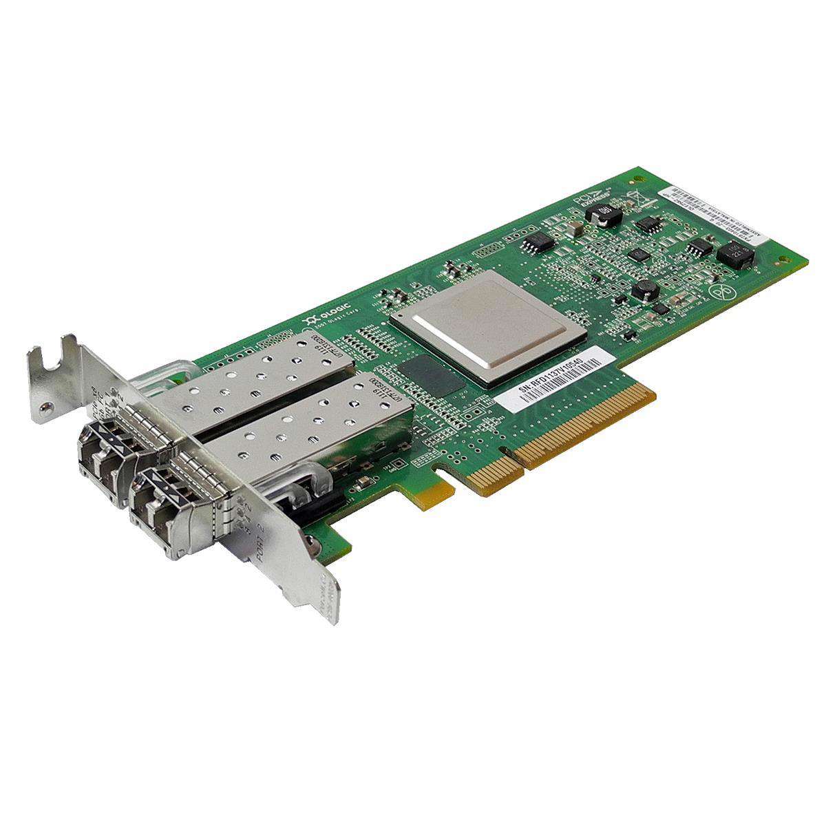 QLogic-QLE2562-HP-FC-Dual-Port-8Gb-PCIe-x8-Network-001.jpg QLogic QLE2562-F FC Dual-Port 8 Gb PCI-E x8 Network Adapter LP + 2x 8Gb SFP+