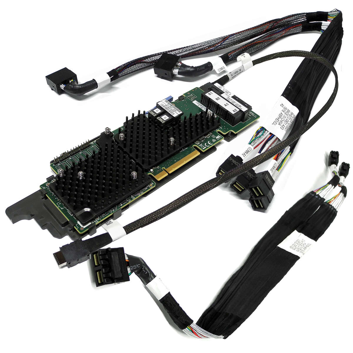 Cisco-UCSC-SAS-M5HD-12G-6-Port-SAS-RAID-Controller-001.jpg Cisco UCSC-SAS-M5HD 12G 6-Port SAS RAID Controller +3x Kabel 03-50037-02004