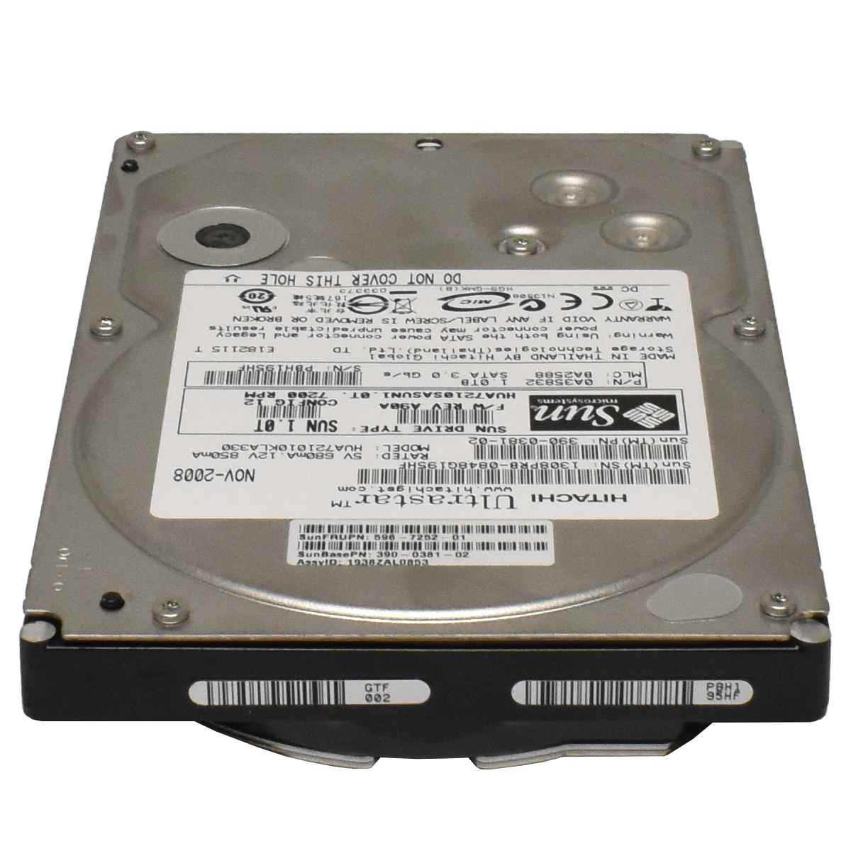 Hitachi Ultrastar SUN 1TB 3,5 Zoll 7.2K 3G SATAII HDD HUA721010KLA330 0A35832 Hitachi Ultrastar SUN 1TB 3,5 Zoll 7.2K 3G SATAII HDD HUA721010KLA330 0A35832
