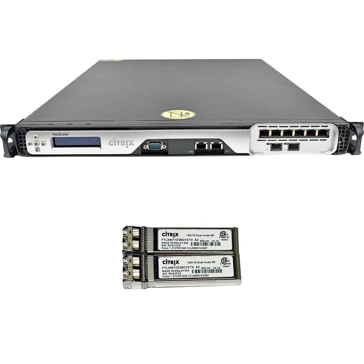 Citrix Netscaler MPX 8005 NS 2x10GE SFP+ 6xCu 2x PSU Rack Ears Citrix Netscaler MPX 8005 NS 2x10GE SFP+ 6xCu 2x PSU Rack Ears