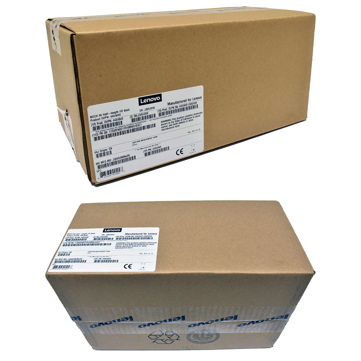 Lenovo-X3950-X6-X3850-X6-Half-length-I-O-Book-44X4-005.jpg Lenovo X3950 X6 X3850 X6 Half-length I/O Book 44X4049 New Neu