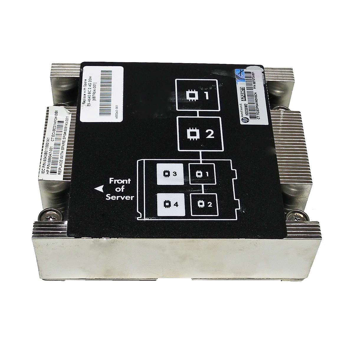 HP-ProLiant-BL660c-G8-Heatsink-Kühler-CPU1-CPU2-68-001.jpg HP ProLiant BL660c G8 Heatsink / Kühler CPU1/CPU2 689047-001 689143-001