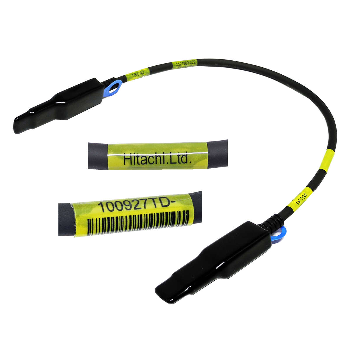Hitachi-SAS-SFF-8088-to-SFF-8088-55-cm-Direct-Atta-001.jpg Hitachi SAS SFF-8088 to SFF-8088 55 cm Direct Attach Copper Cable new 100927TD-