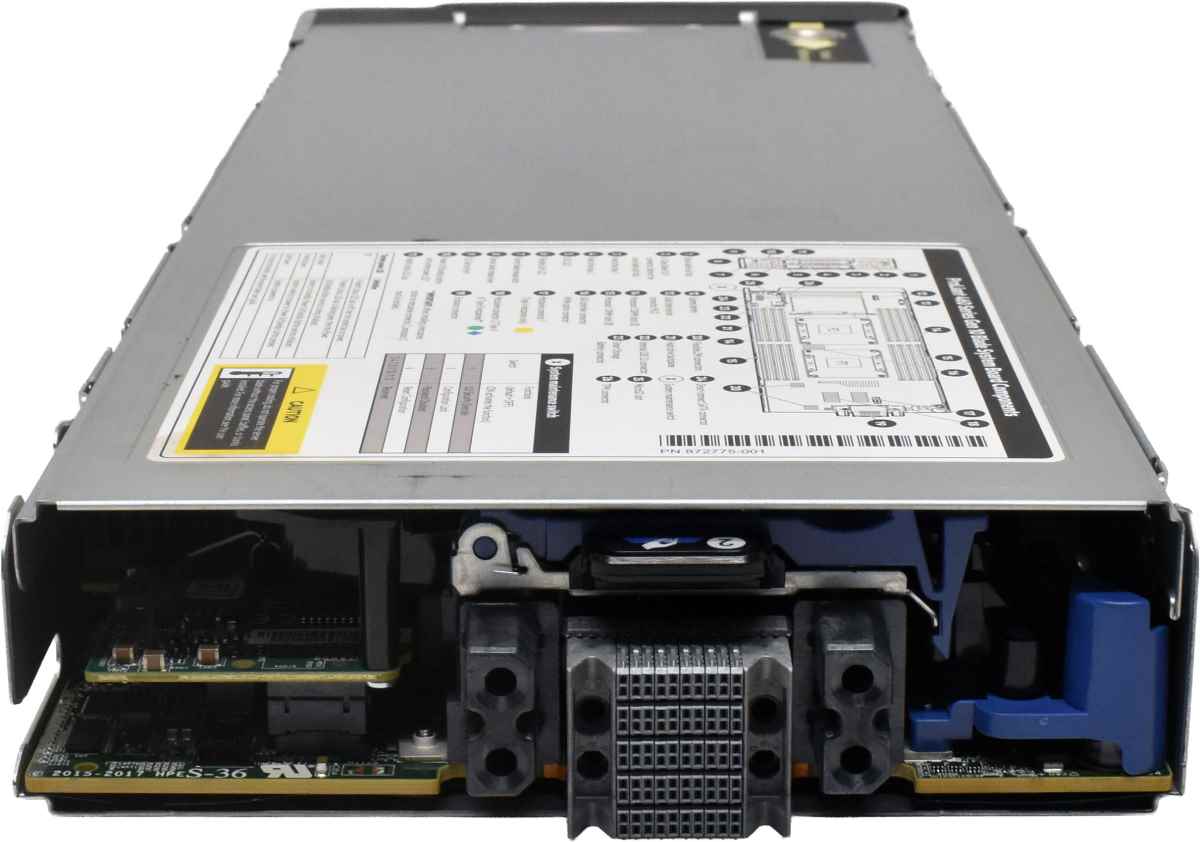 HP BladeSystem c7000 Enclosure 681844-B21 16xBL460C G10 2xPlatinum 8276 128GB RAM P204i P408e-M 2xSFF