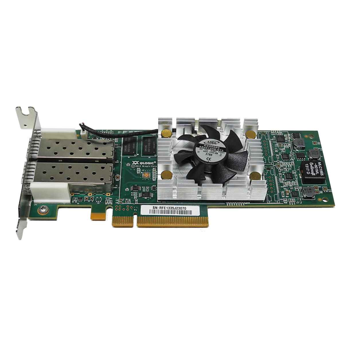 QLogic QLE8362-CU Dual-Port 10Gb/s PCIe x8 FC Converged Network Adapter LP QLogic QLE8362-CU Dual-Port 10Gb/s PCIe x8 FC Converged Network Adapter LP