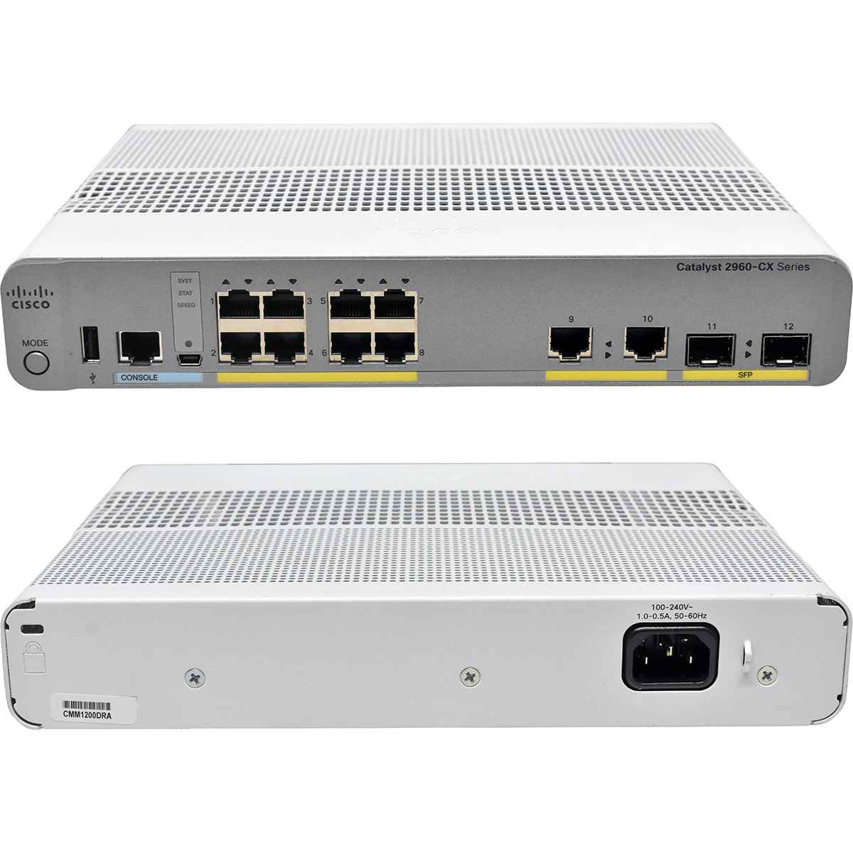 Cisco Catalyst WS-C2960CX-8TC-L 10-Port RJ-45 GE Switch 2x 1GE SFP Cisco Catalyst WS-C2960CX-8TC-L 10-Port RJ-45 GE Switch 2x 1GE SFP