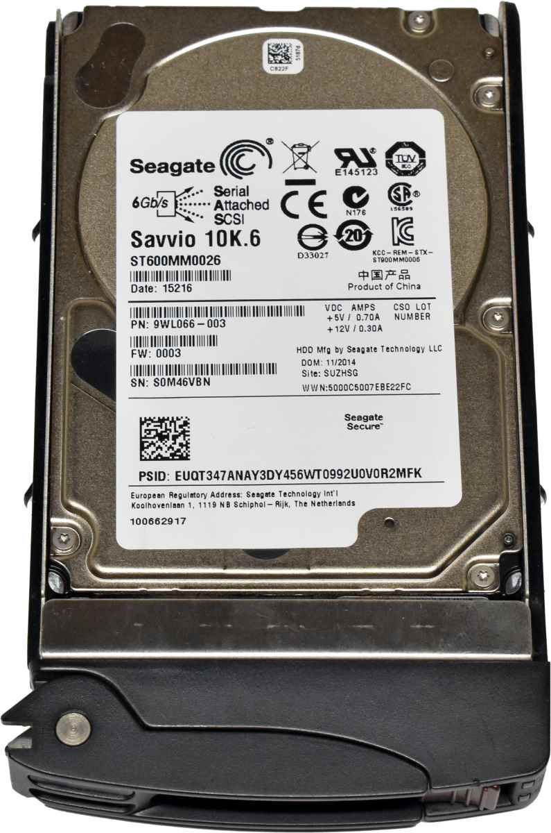 Seagate 600GB 2.5" 10K 6G SAS HDD Festplatte ST600MM0026 Server Storage