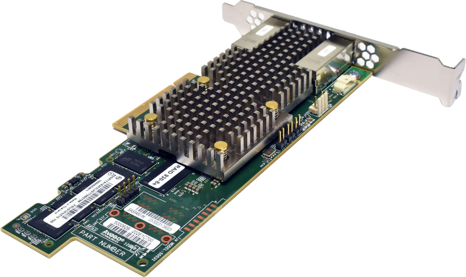 Lenovo LSI 01KN510 SAS9480-8E Dual-Port SFF-8644 MiniSAS HD PCIe x8 RAID Controller FP
