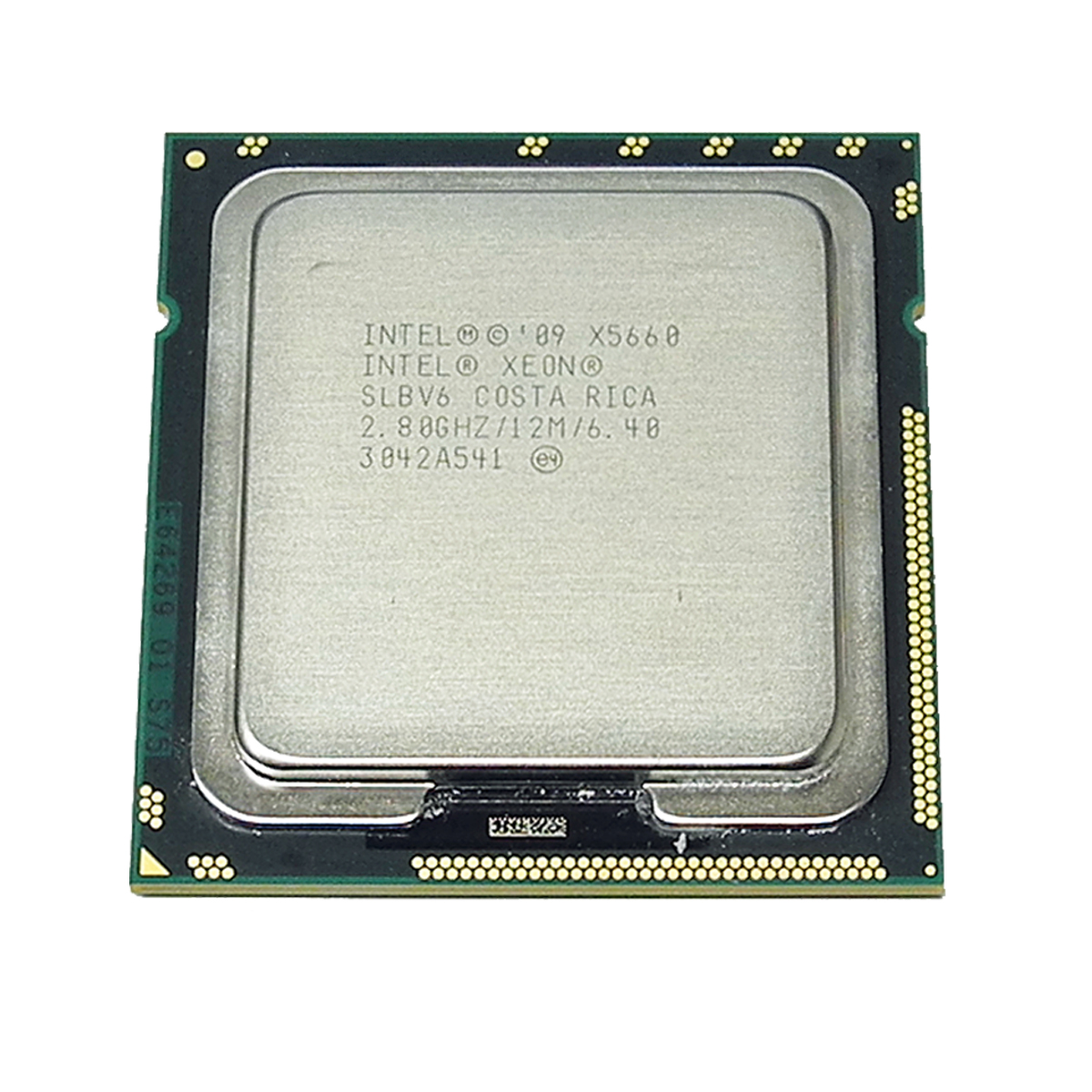 Intel Xeon Processor X5660 12MB Cache, 2.80 GHz Six Core FC LGA 1366 P/N SLBV6 Intel Xeon Processor X5660 12MB Cache, 2.80 GHz Six Core FC LGA 1366 P/N SLBV6