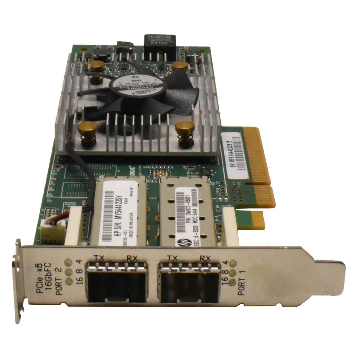 HP QLogic QLE2662-HP Dual-Port 16Gb PCIe x8 FC Server Netzwerkadapterkarte 669765-001 LP Dell QLogic QLE2662L Dual-Port 16Gb PCIe x8 FC Server Adapter 03PCN3 LP