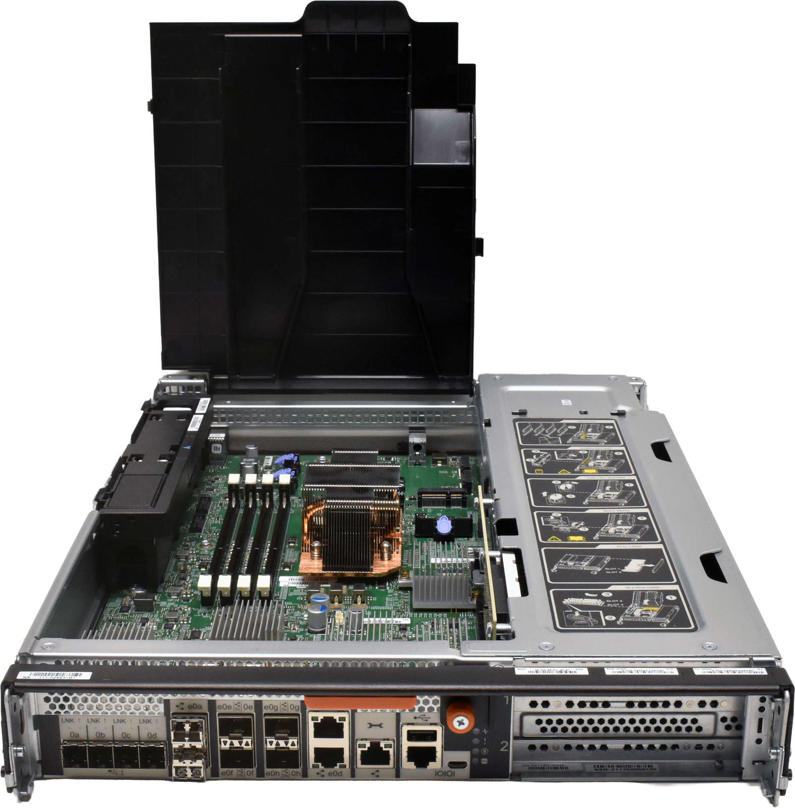 NetApp Storage Controller Module no DDR4 RAM 111-02493 für FAS8200 AFF-A300 2x 10Gb SFP+