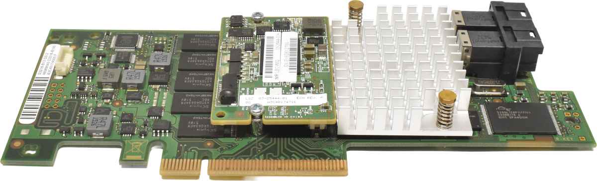 Fujitsu D3216-B13 GS2 EP420i 12Gb PCIe x8 RAID Controller +BBU+1x SAS Kabel ohne Bracket