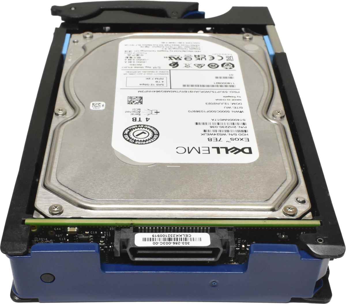 Dell EMC 4TB 3.5" 12G 7.2K SAS HDD Festplatte ST4000NM017A 2HZ230-036 mit Rahmen