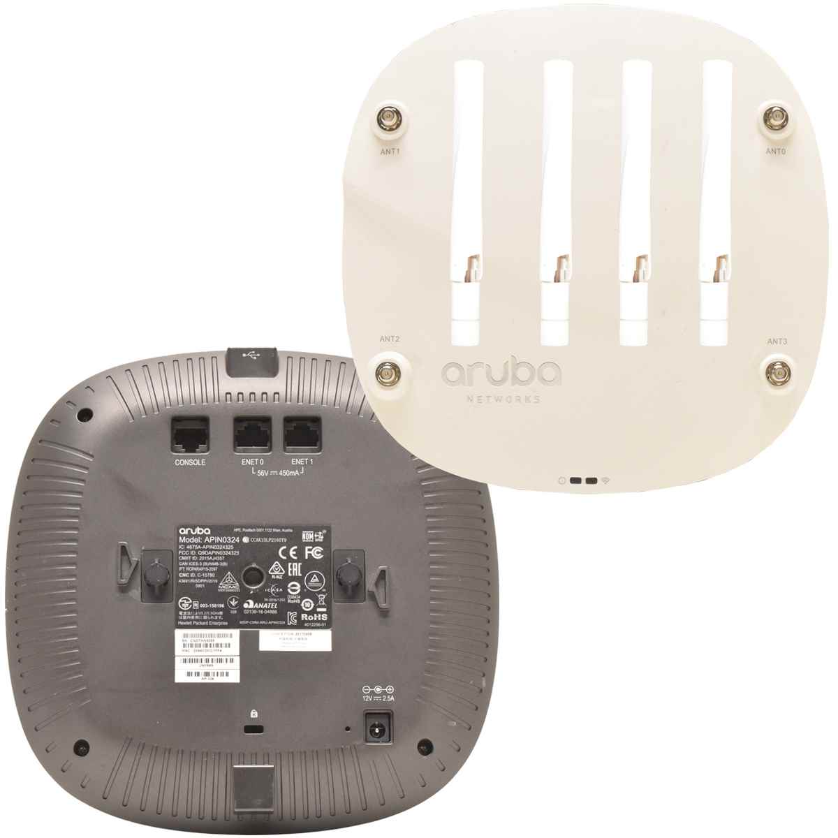 Aruba AP-324 APIN0324 Wireless Access Point Dual-Band 802.11n/ac 4x Antenne JW184A Aruba AP-324 APIN0324 Wireless Access Point Dual-Band 802.11n/ac 4x Antenne JW184A