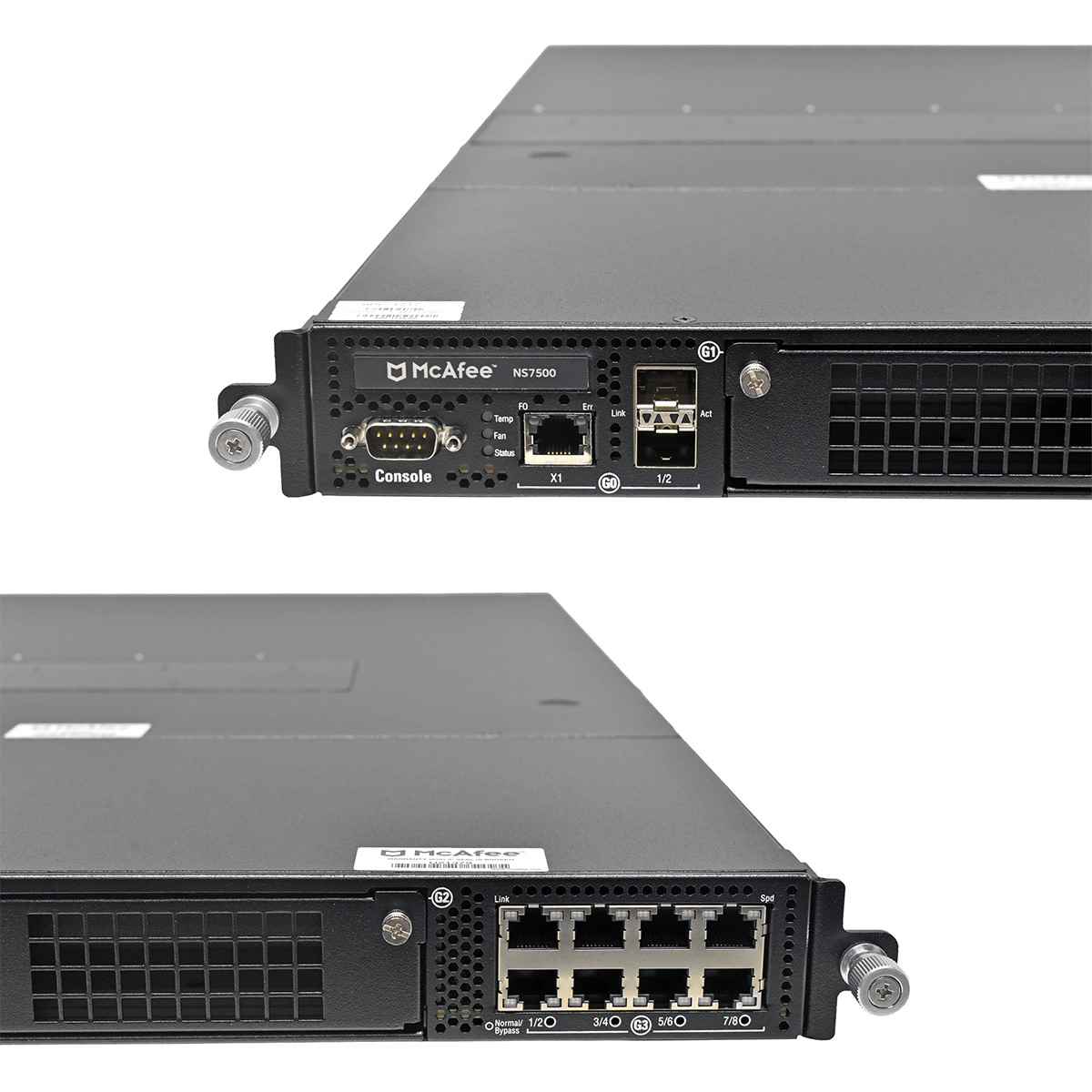 McAfee IPS-NS7500 600-1729-00 8-Port GE RJ-45 Network Security Platform 2x SFP+ NEW NEU McAfee IPS-NS7500 600-1729-00 8-Port GE RJ-45 Network Security Platform 2x SFP+ NEW NEU