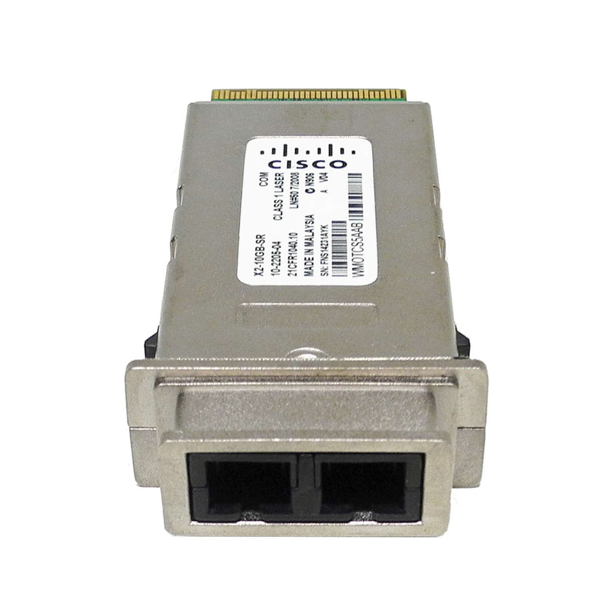 Cisco-X2-10GB-SR-Original-10-Gigabit-Ethernet-Tran-003.jpg Cisco X2-10GB-SR Original 10 Gigabit Ethernet Transceiver Module PN 10-2205-04