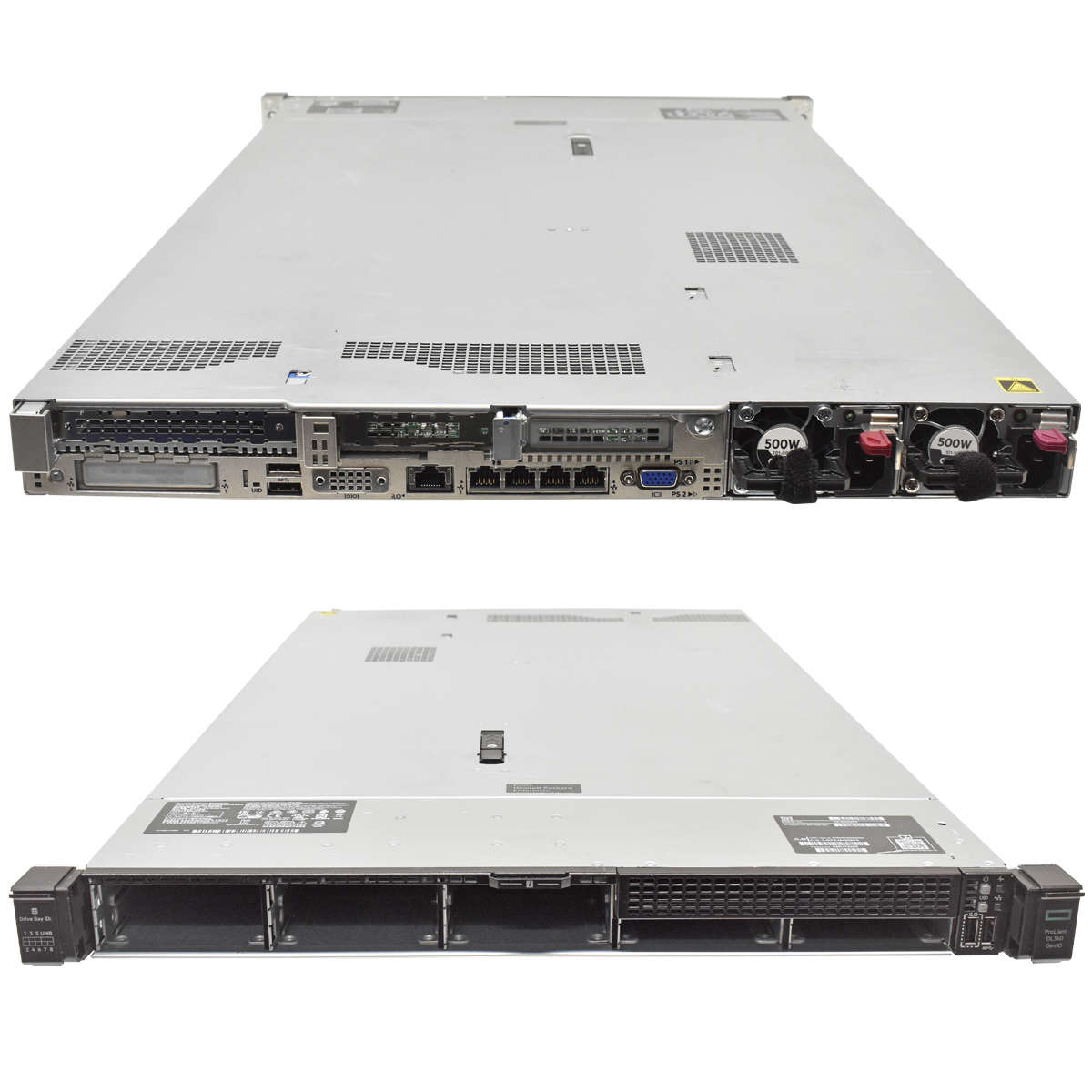 HP ProLiant DL360 G10 1U Server no CPU 0GB PD4 RAM 2x Normale HS 8 Bay 2.5" P408i-a