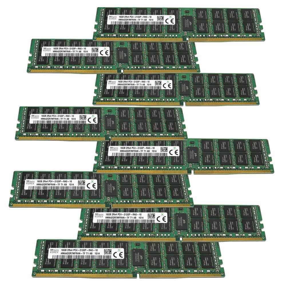 128 GB HP SKhynix 8x 16GB 2Rx4 PC4-2133P DDR4 RAM 752369-081 774172-001 128 GB HP SKhynix 8x 16GB 2Rx4 PC4-2133P DDR4 RAM 752369-081 774172-001