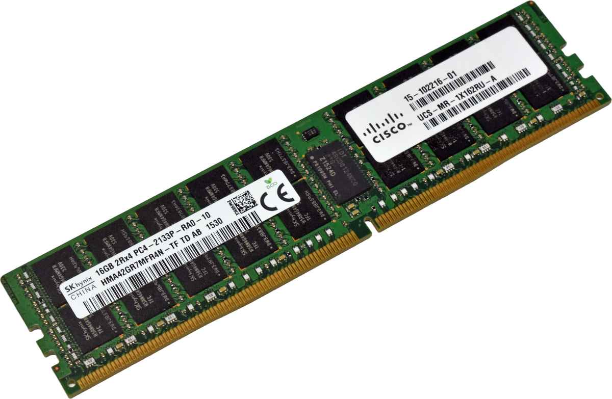 Cisco SKhynix 16GB 2Rx4 PC4-2133P Server RAM ECC DDR4 HMA42GR7MFR4N-TF 15-102216-01