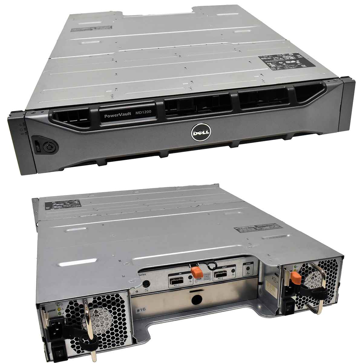 Dell PowerVault MD1200 2U 1x E01M001 6Gbps 2x PSU 12xBay 3.5 LFF Bezel ohne HDD Dell PowerVault MD1200 2U 1x E01M001 6Gbps 2x PSU 12xBay 3.5 LFF Bezel ohne HDD