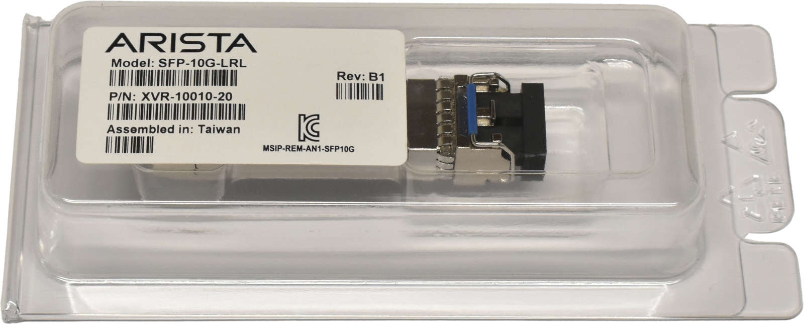 5x Arista Original GBIC SFP-10G-LRL 10Gbps SFP+ 1310nm 1km XVR-10010-20 Rev: B1 Neu