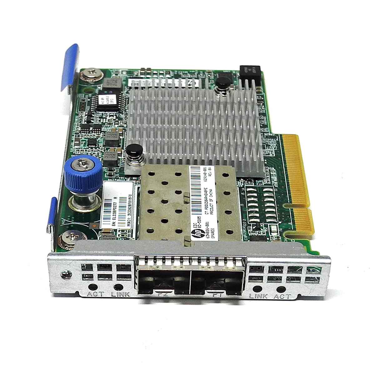 HP 554FLR-SFP+ 2-Port PCIe x8 10 GbE Network Adapter 629140-001 634026-001 HP 554FLR-SFP+ 2-Port PCIe x8 10 GbE Network Adapter 629140-001 634026-001
