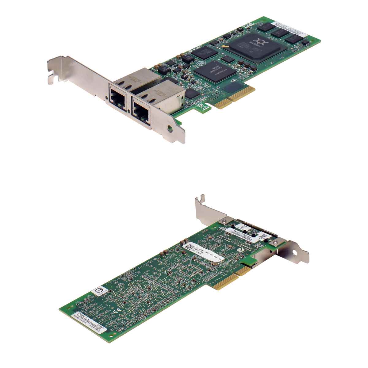 Dell QLE4062C Dual-Port Gigabit iSCSI PCIe x4 Netzwerkkarte 0C9C50 C9C50 IX4010402-01 A FP Dell QLE4062C Dual-Port Gigabit iSCSI PCIe x4 Netzwerkkarte 0C9C50 C9C50 IX4010402-01 A FP