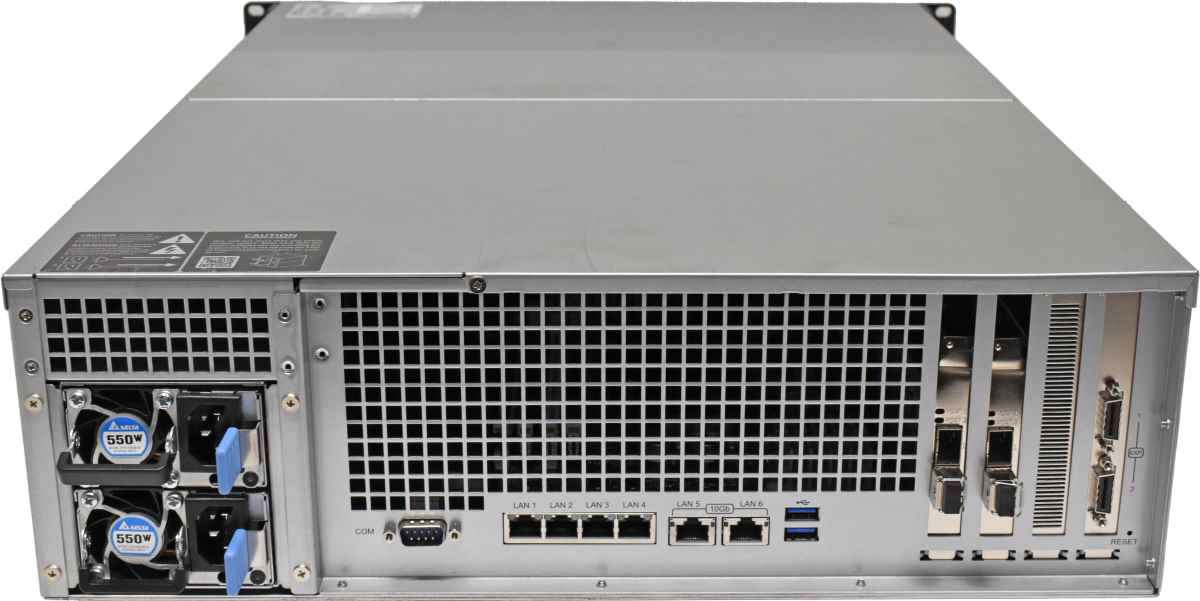 Synology RS4021xs+ 16-Bay 3U NAS Rack Station Intel Xeon D-1541 8-Core 2,10 GHz 16GB DDR4