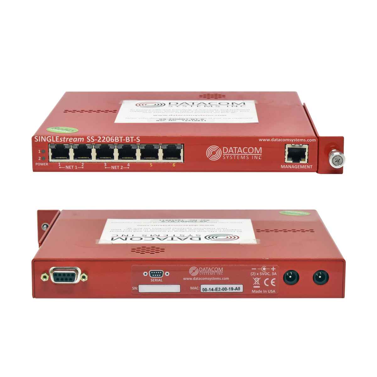 Datacom SINGLEstream SS-2206BT-BT-S Link Aggregation Tap no PSU Datacom SINGLEstream SS-2206BT-BT-S Link Aggregation Tap no PSU