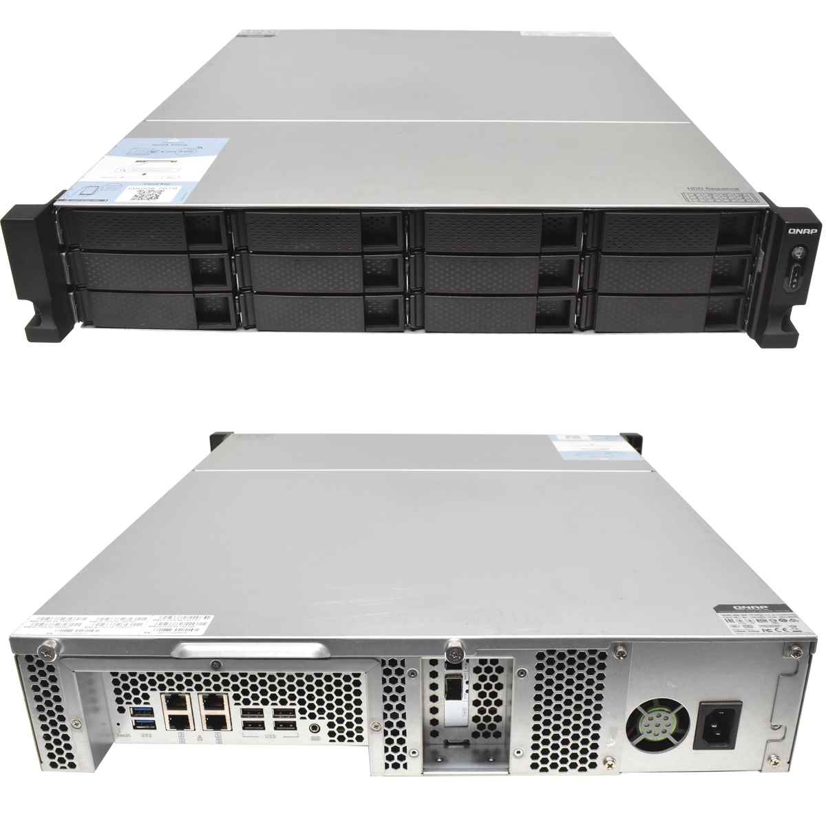 QNAP TS-1273U NAS Rack 2U 2.1GHz 16GB PC4 12Bay 12x 8TB WD Gold 2x 10GbE SFP+ QNAP TS-1273U NAS Rack 2U 2.1GHz 16GB PC4 12Bay 12x 8TB WD Gold 2x 10GbE SFP+