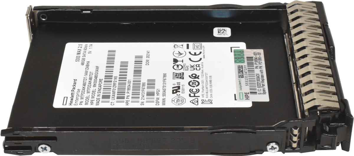 Micron HPE 5300 MAX 2.5" 480GB SATA 6Gb SSD MTFDDAK480GXAWF P21088-001